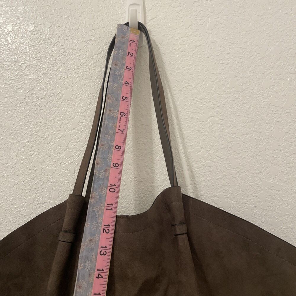 Stockholm Atelier H&M Slouchy Shopper Tote Bag Brown Clean Interior - Picture 5 of 16